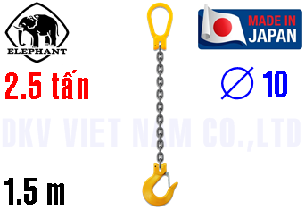 Sling xích cẩu hàng 1 chân Elephant 1-S-H-10