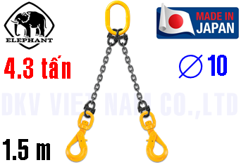 Sling xích cẩu hàng 2 chân Elephant 2-MFF-BKE-10