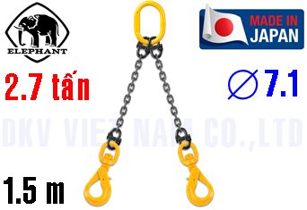 Sling xích cẩu hàng 2 chân Elephant 2-MFF-BKE-7.1