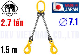 Sling xích cẩu hàng 2 chân Elephant 2-MFF-SHE-7.1