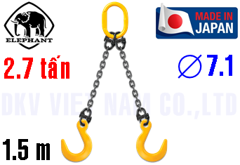 Sling xích cẩu hàng 2 chân Elephant 2-MFF-YN-7.1