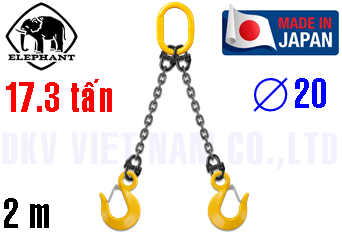 Sling xích cẩu hàng 2 chân Elephant 2-MFF-YP-20