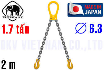 Sling xích cẩu hàng 2 chân Elephant 2-W-G-6.3
