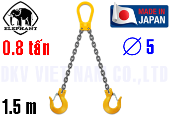 Sling xích cẩu hàng 2 chân Elephant 2-W-H-5