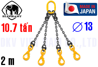 Sling xích cẩu hàng 4 chân Elephant 4-TG-BKE-13