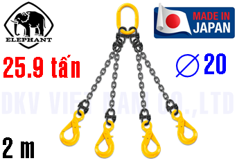 Sling xích cẩu hàng 4 chân Elephant 4-TG-YC-20