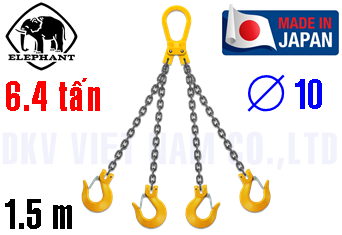 Sling xích cẩu hàng 4 chân Elephant 4-T-H-10