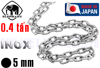 Xích cẩu hàng inox Elephant WOX-5