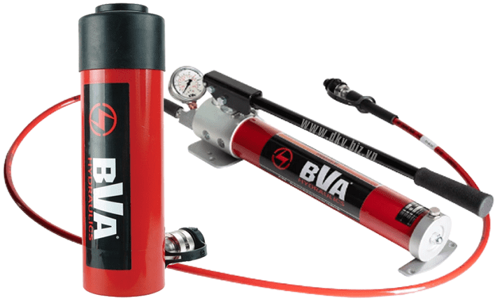 bo kich thuy luc BVA H2501 , BVA hydraulic cylinder and hand pump set H2501