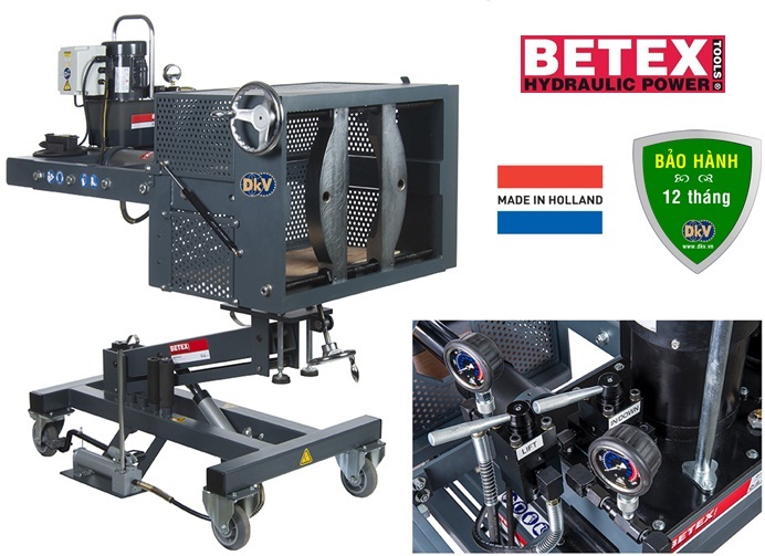 cao thuy luc, betex mobile hydraulic puller 50, betex, ha lan