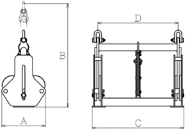 Kẹp tôn Eagle clamp AMS-500, Eagle clamp lifting clamps for steel AMS-500