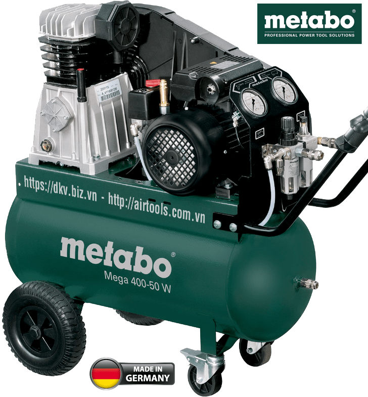 Máy nén khí Metabo MEGA 400-50 W, Metabo air compressor MEGA 400-50 W