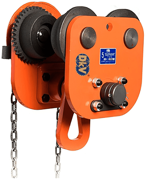 Rùa lăn treo pa lăng Elephant G-5, Elephant geared trolley for chain hoist G-5