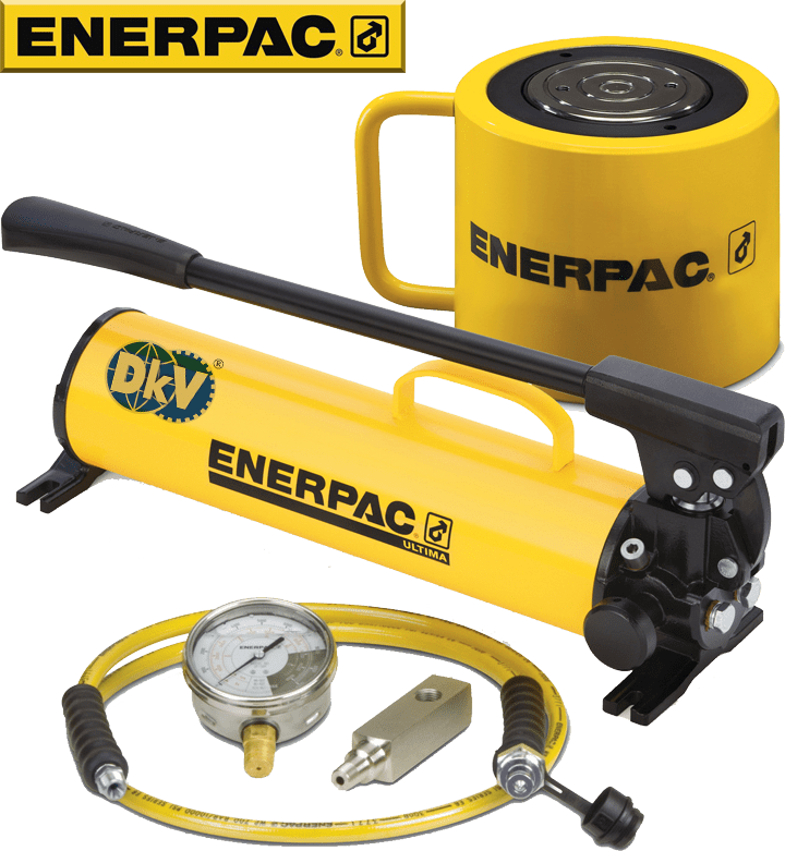 bo kich thuy luc ngan enerpac scl1002h, enerpac low height hydraulic cylinder and hand pump set scl1002h