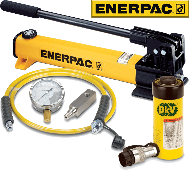 bo kich thuy luc enerpac scr156h, enerpac hydraulic cylinder and hand pump set scr156h