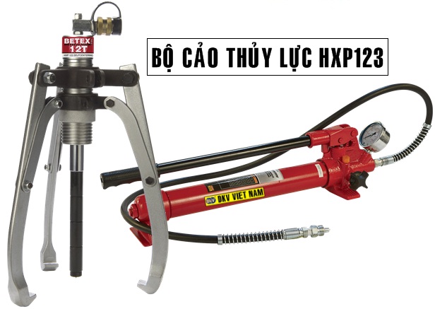 bo cao thuy luc Betex HXP123, Betex hydraulic puller HXP123 sets, HXP123, Betex