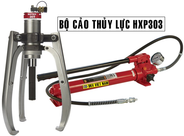 bo cao thuy luc Betex HXP303, Betex hydraulic puller HXP303 sets, HXP303, Betex