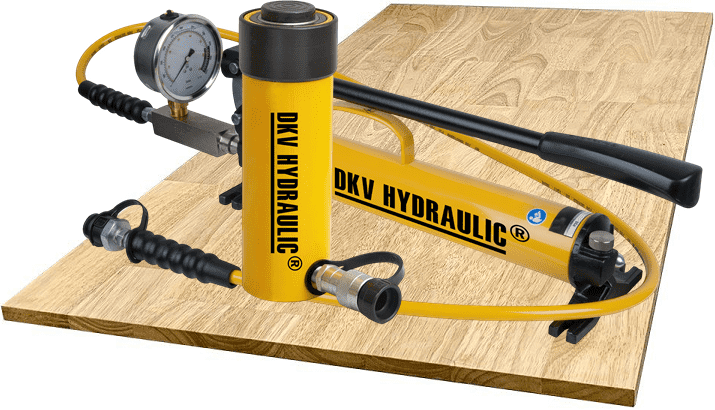 Bộ kích thủy lực C55C, Bộ con đội thủy lực C55C, Hydraulic cylinder and hand pump set C55C