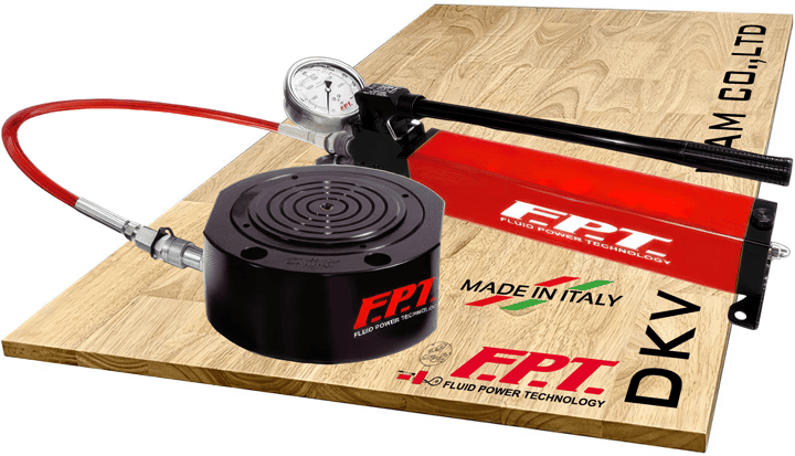 bo kich thuy luc fpt CRM-100/10-XP ,  FPT hydraulic cylinder and hand pump set CRM-100/10-XP