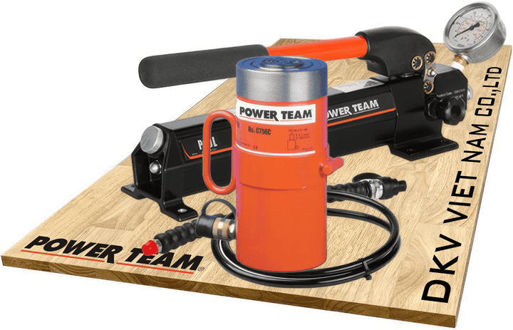 Bộ kích thủy lực Power Team C556C, Bộ con đội thủy lực Power Team C556C, Power Team hydraulic jack set C556C