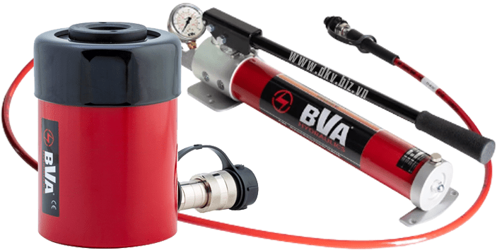 bo kich thuy luc BVA HC3002T , BVA hydraulic cylinder and hand pump set HC3002T