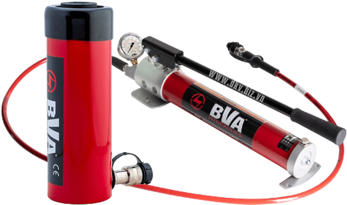 bo kich thuy luc BVA HC3006T , BVA hydraulic cylinder and hand pump set HC3006T