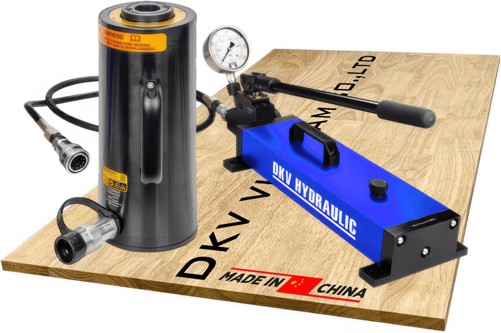 Bộ kích thủy lực rỗng tâm RACH-2010, bộ con đội thủy lực rỗng tâm RACH-2010, hollow hydraulic cylinder and hand pump set RACH-2010