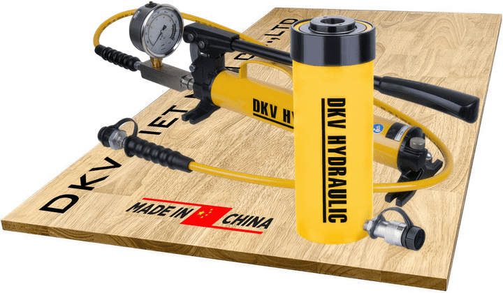 Bộ kích thủy lực rỗng tâm RCH-121, bộ con đội thủy lực rỗng tâm RCH-121, hollow hydraulic cylinder and hand pump set RCH-121