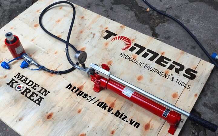 Bộ kích thủy lực rỗng tâm Tonners DCH-1276, Tonners hole hydraulic jack set DCH-1276