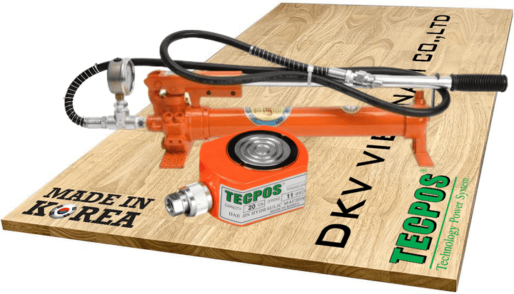 Bộ kích thủy lực Tecpos TSLC-10016, Tecpos hydraulic jack set TSLC-10016