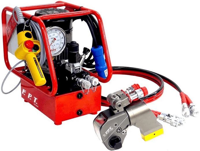 Bơm cờ lê thủy lực FPT9-ME21-HTW-C10-SC, FPT electric hydraulic torque wrench pump FPT9-ME21-HTW-C10-SC