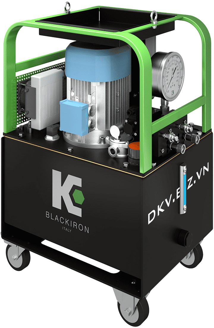 Bơm cờ lê thủy lực Blackiron BI-HTW-SFLOW4, Blackiron electric hydraulic torque wrench pump BI-HTW-SFLOW4