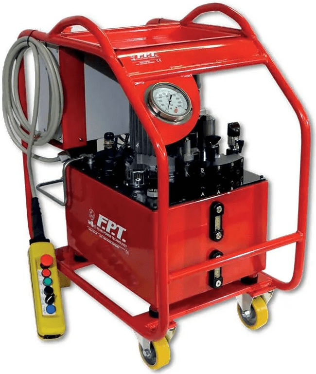 Bơm cờ lê thủy lực FPT15-ME4-HTW-HF40-AC, FPT electric hydraulic torque wrench pump FPT15-ME4-HTW-HF40-AC