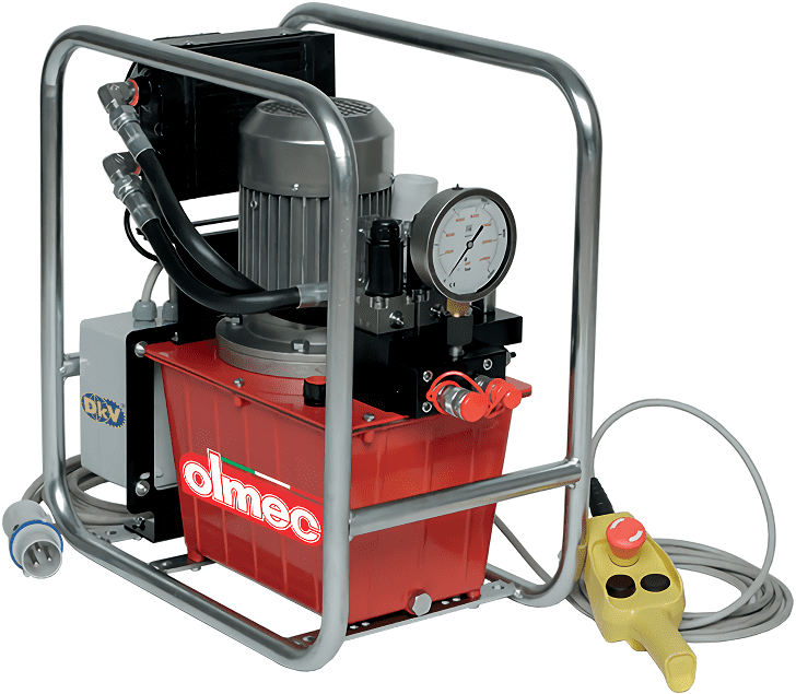 bom co le thuy luc Olmec E208/T-6-230, Olmec electric hydraulic torque wrench pump E208/T-6-230