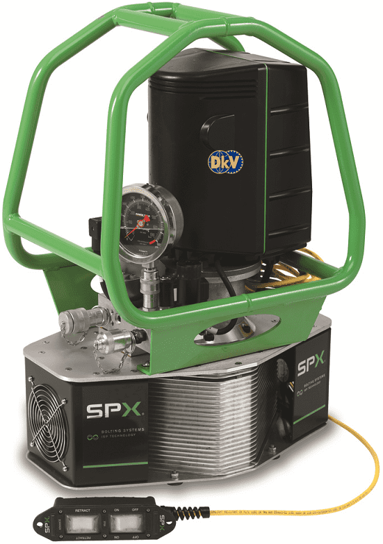 Bơm cờ lê thủy lực SPXFLOW PE45PEE4PRS, SPXFLOW electric hydraulic torque wrench pump PE45PEE4PRS