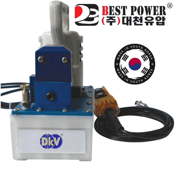 Bơm điện thủy lực Hàn Quốc Best Power DMP-1/3, Best Power electric hydraulic pump DMP-1/3