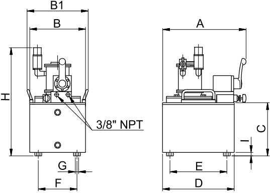 Bơm thủy lực khí nén Europress MPD, Europress air hydraulic pump MPD
