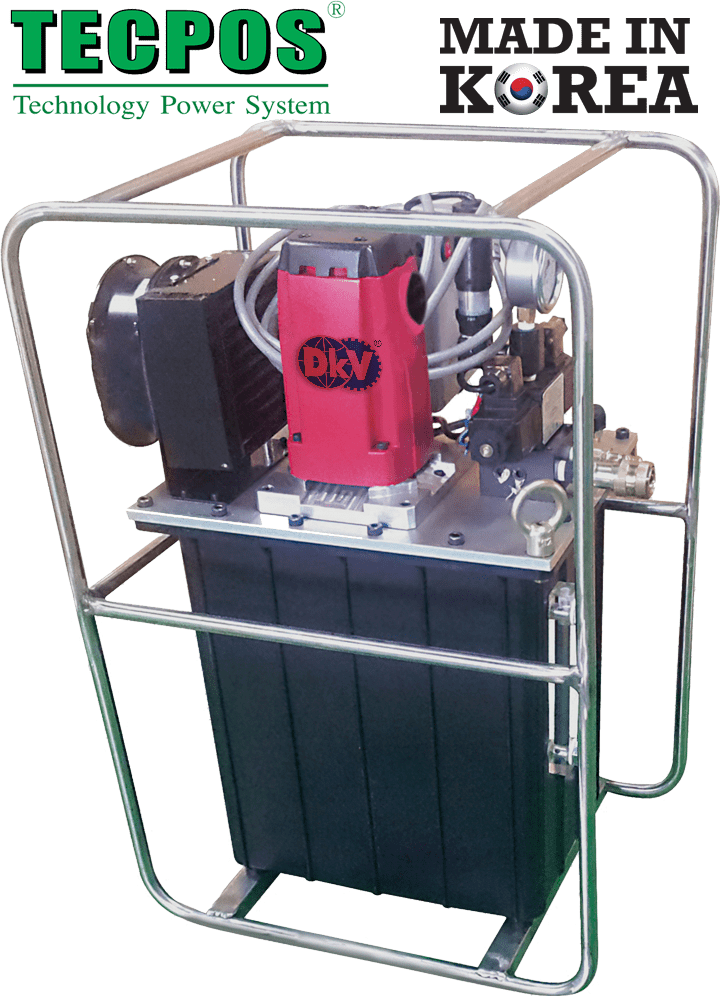 Bơm điện thủy lực Hàn Quốc Tecpos TMPB2-M, Tecpos electric hydraulic pump TMPB2-M