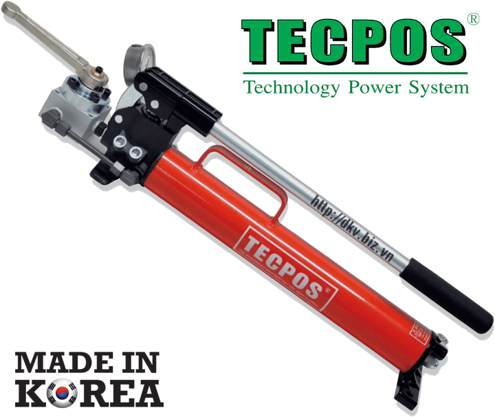 Bơm thủy lực Hàn Quốc Tecpos ESP-08-D, Tecpos hydraulic hand pump ESP-08-D