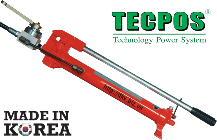 Bơm thủy lực Hàn Quốc Tecpos THPA-1B-D, Tecpos hydraulic hand pump THPA-1B-D