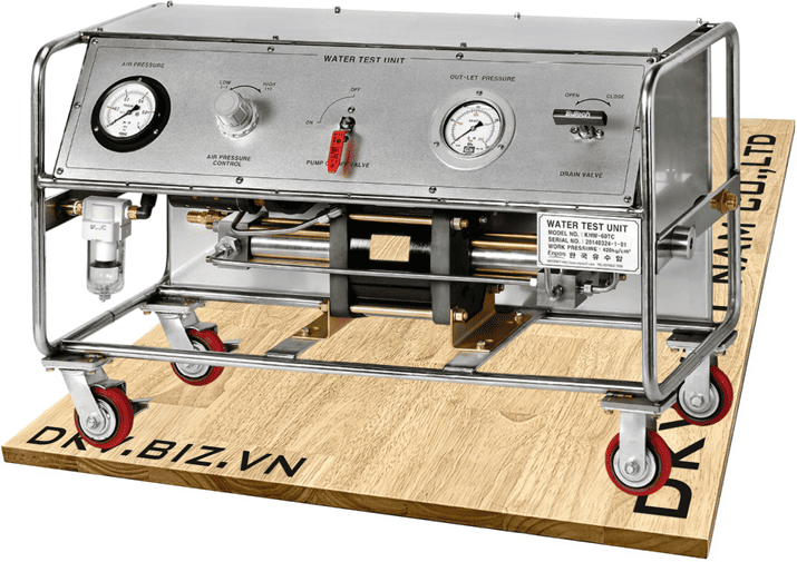 Bơm test áp lực dầu Enpos 8KHB-25H-SS, Enpos Air hydraulic oil pressure test pump 8KHB-25H-SS
