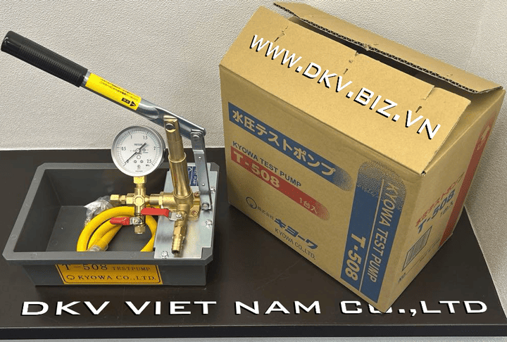 Bơm test áp lực Kyowa T-508, bơm thử áp Kyowa T-508, Kyowa hydrostatic test pump T-508