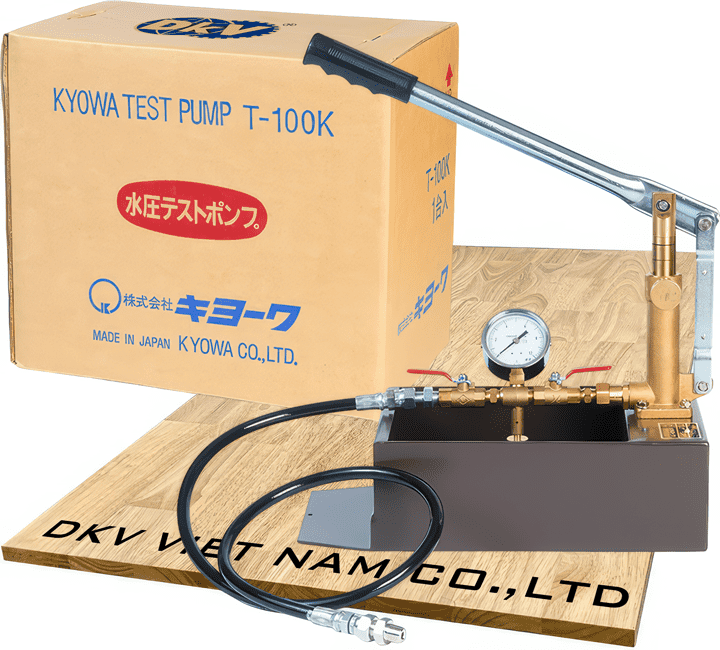 Bơm test áp lực Kyowa T-100K, bơm thử áp Kyowa T-100K, Kyowa hydrostatic test pump T-100K