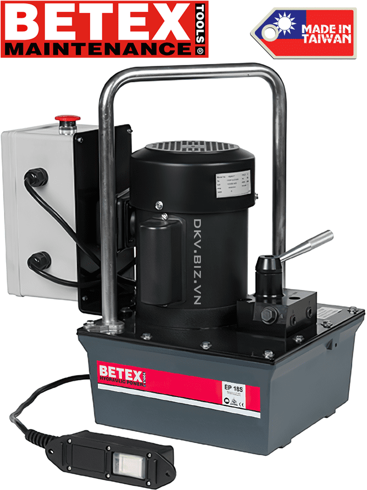 bom dien thuy luc betex ep 18s, betex electric hydraulic pump ep 18s