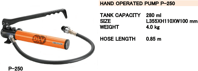 Bơm thủy lực Holger Clasen FP 700-C1-GIS, bơm pin thủy lực Holger Clasen FP 700-C, Holger Clasen hydraulic foot pump FP 700-C1-GIS