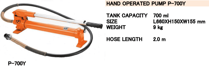 Bơm thủy lực Holger Clasen FP 700-C1-GIS, bơm pin thủy lực Holger Clasen FP 700-C, Holger Clasen hydraulic foot pump FP 700-C1-GIS