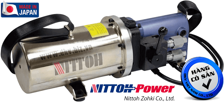Bơm điện thủy lực Nittoh Power UP-35RH-4ML, Nittoh Power electric hydraulic pump UP-35RH-4ML