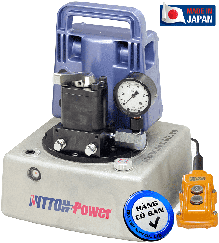 Bơm điện thủy lực Nittoh Power UP-45SVG-7L, Nittoh Power electric hydraulic pump UP-45SVG-7L