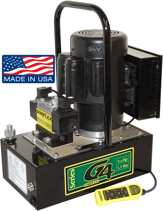 bom dien thuy luc simplex g4173, simplex electric hydraulic pump g4173