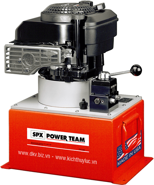 bom xang thuy luc power team pg554 , power team petrol powerpack hydraulic pump pg554
